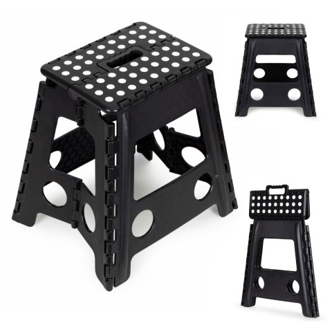Stołek składany 1 stopniowy taboret z tworzywa 39 cm Stołek składany 1 stopniowy taboret z tworzywa 39 cm