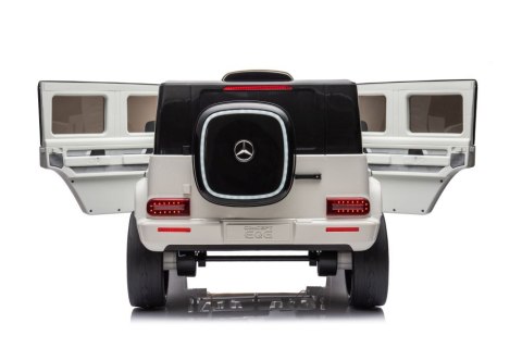 Auto Na Akumulator Mercedes EQG 4x4 Biały Auto Na Akumulator Mercedes EQG 4x4 Biały