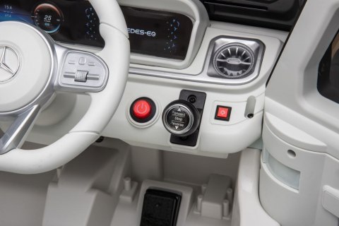 Auto Na Akumulator Mercedes EQG 4x4 Biały Auto Na Akumulator Mercedes EQG 4x4 Biały