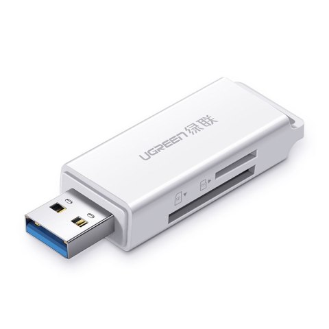 Czytnik kart pamięci TF SD pod USB 3.0 biały Czytnik kart pamięci TF SD pod USB 3.0 biały