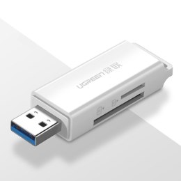 Czytnik kart pamięci TF SD pod USB 3.0 biały