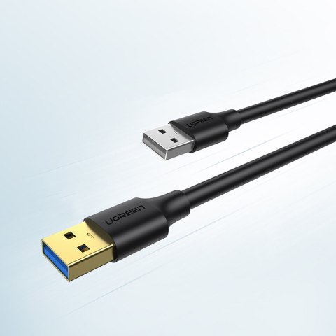 Kabel przewód USB - USB 3.2 3m czarny Kabel przewód USB - USB 3.2 3m czarny