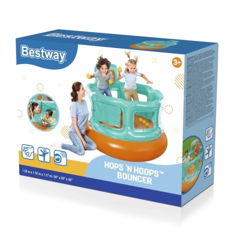 Dmuchana Trampolina Dla Dzieci 152 x 117 cm Bestway 52344 Dmuchana Trampolina Dla Dzieci 152 x 117 cm Bestway 52344