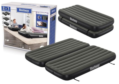 Dmuchany Materac Podwójny 188 x 99 x 25 cm Bestway 67922 Dmuchany Materac Podwójny 188 x 99 x 25 cm Bestway 67922