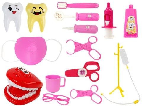 Zestaw Lekarski Małego Dentysty Walizka Lekarstwa Nożyczki Strzykawka Zęby Zestaw Lekarski Małego Dentysty Walizka Lekarstwa Nożyczki Strzykawka Zęby