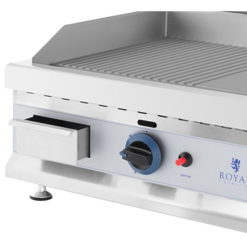 Grill gazowy podwójny gładki ryflowany na gaz ziemny 0.02 bar 74.5 x 40 cm 2 x 3100 W Grill gazowy podwójny gładki ryflowany na gaz ziemny 0.02 bar 74.5 x 40 cm 2 x 3100 W