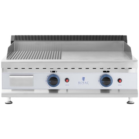 Grill gazowy podwójny gładki ryflowany na gaz ziemny 0.02 bar 74.5 x 40 cm 2 x 3100 W Grill gazowy podwójny gładki ryflowany na gaz ziemny 0.02 bar 74.5 x 40 cm 2 x 3100 W