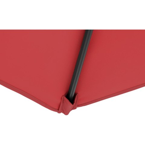 Parasol ogrodowy okrągły duży uchylny z korbką śr. 300 cm bordowy Parasol ogrodowy okrągły duży uchylny z korbką śr. 300 cm bordowy