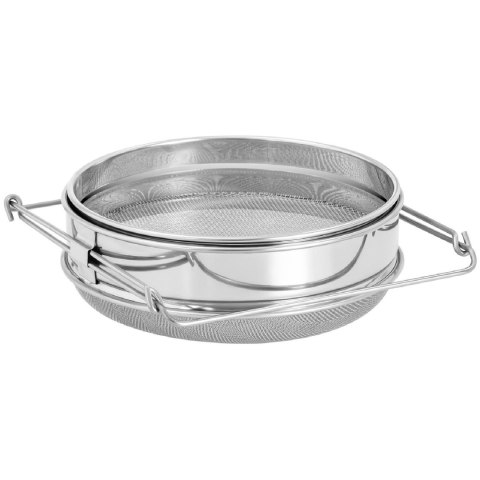 Sito cedzidło do miodu okrągłe podwójne ze stali nierdzewnej śr. 24 cm Sito cedzidło do miodu okrągłe podwójne ze stali nierdzewnej śr. 24 cm