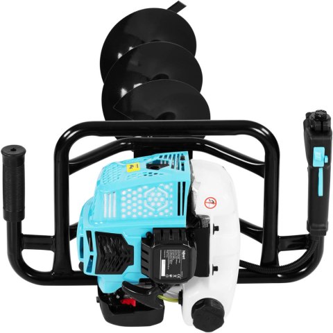 Świder spalinowy wiertnica glebowa 2.1 kW 1.2 l + 3 wiertła Świder spalinowy wiertnica glebowa 2.1 kW 1.2 l + 3 wiertła