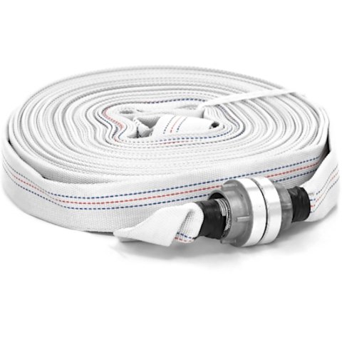 Wąż parciany płaski strażacki do wody ze złączem storz 1'' 25 mm 8-24 bar 30 m Wąż parciany płaski strażacki do wody ze złączem storz 1'' 25 mm 8-24 bar 30 m