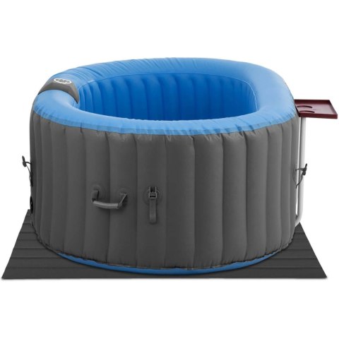 Jacuzzi ogrodowe dmuchane 100 dysz masujących 2 osobowe 550 l niebiesko - szare Jacuzzi ogrodowe dmuchane 100 dysz masujących 2 osobowe 550 l niebiesko - szare