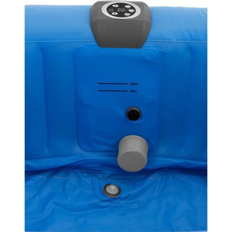 Jacuzzi ogrodowe dmuchane 100 dysz masujących 2 osobowe 550 l niebiesko - szare Jacuzzi ogrodowe dmuchane 100 dysz masujących 2 osobowe 550 l niebiesko - szare