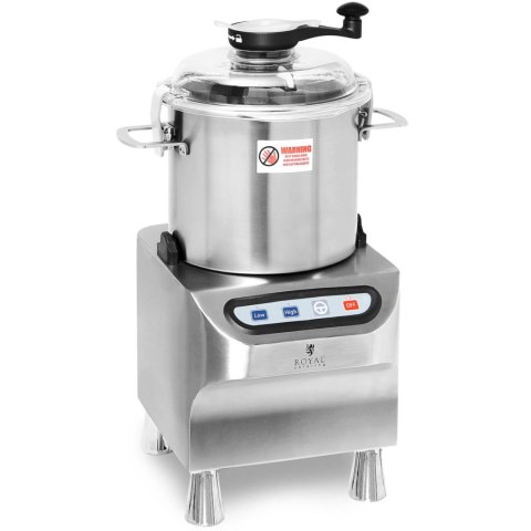 Kuter wilk gastronomiczny do siekania mielenia krojenia mięsa warzyw 8 l 1500/2800 obr./min 800 W Kuter wilk gastronomiczny do siekania mielenia krojenia mięsa warzyw 8 l 1500/2800 obr./min 800 W