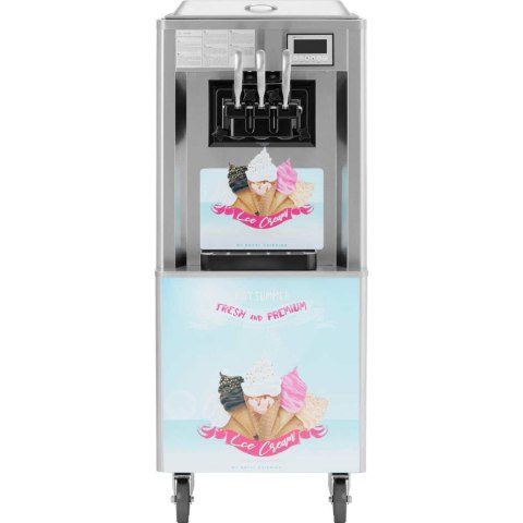 Maszyna automat do lodów włoskich 2140 W 33 l/h - 3 smaki Maszyna automat do lodów włoskich 2140 W 33 l/h - 3 smaki