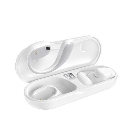Słuchawki bezprzewodowe Bluetooth białe Słuchawki bezprzewodowe Bluetooth białe