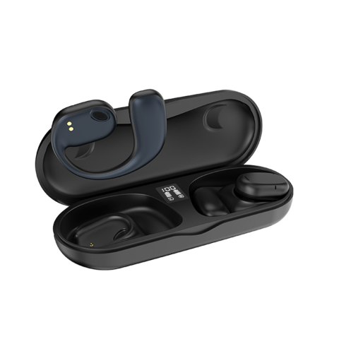 Słuchawki bezprzewodowe Bluetooth czarne Słuchawki bezprzewodowe Bluetooth czarne