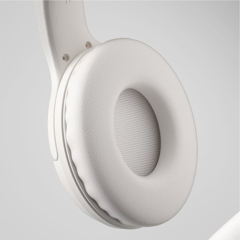 Słuchawki nauszne bezprzewodowe ANC Bluetooth 5.3 białe Słuchawki nauszne bezprzewodowe ANC Bluetooth 5.3 białe