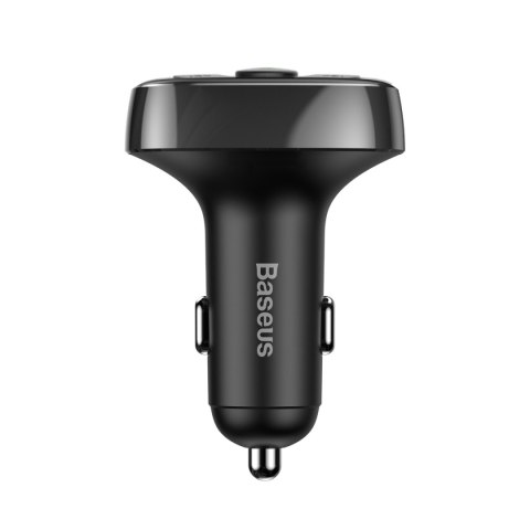 Transmiter FM Bluetooth karty TF SD ładowarka do samochodu 2x USB czarny Transmiter FM Bluetooth karty TF SD ładowarka do samochodu 2x USB czarny