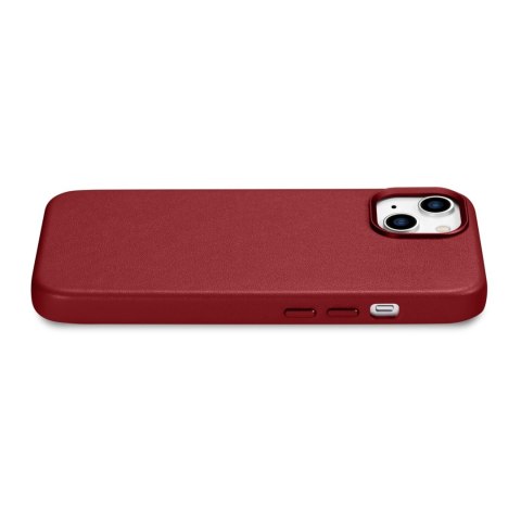Etui z naturalnej skóry do iPhone 14 MagSafe Case Leather pokrowiec bordowy Etui z naturalnej skóry do iPhone 14 MagSafe Case Leather pokrowiec bordowy