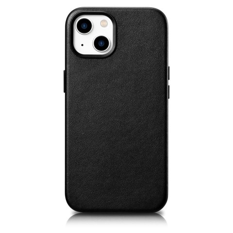 Etui z naturalnej skóry do iPhone 14 MagSafe Case Leather pokrowiec czarny Etui z naturalnej skóry do iPhone 14 MagSafe Case Leather pokrowiec czarny
