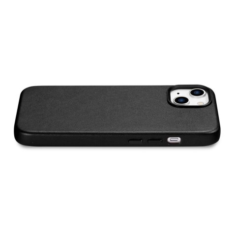 Etui z naturalnej skóry do iPhone 14 MagSafe Case Leather pokrowiec czarny Etui z naturalnej skóry do iPhone 14 MagSafe Case Leather pokrowiec czarny