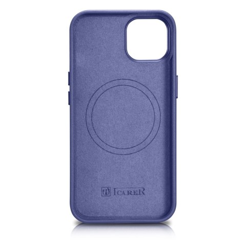 Etui z naturalnej skóry do iPhone 14 MagSafe Case Leather pokrowiec jasno fioletowy Etui z naturalnej skóry do iPhone 14 MagSafe Case Leather pokrowiec jasno fioletowy