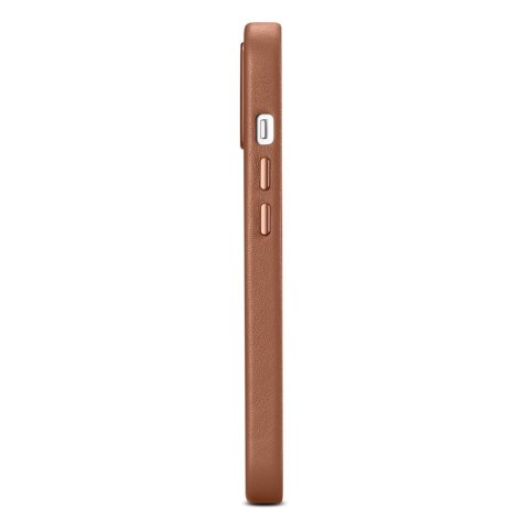 Etui z naturalnej skóry do iPhone 14 MagSafe Case Leather pokrowiec jasny brąz Etui z naturalnej skóry do iPhone 14 MagSafe Case Leather pokrowiec jasny brąz