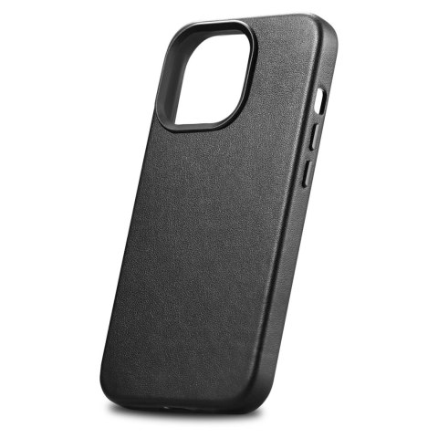 Pokrowiec etui z naturalnej skóry do iPhone 14 Pro Max MagSafe Case Leather czarny Pokrowiec etui z naturalnej skóry do iPhone 14 Pro Max MagSafe Case Leather czarny