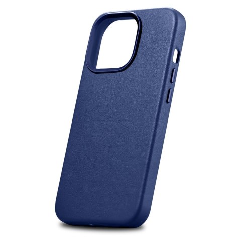 Pokrowiec etui z naturalnej skóry do iPhone 14 Pro Max MagSafe Case Leather jasno niebieski Pokrowiec etui z naturalnej skóry do iPhone 14 Pro Max MagSafe Case Leather jasno niebieski