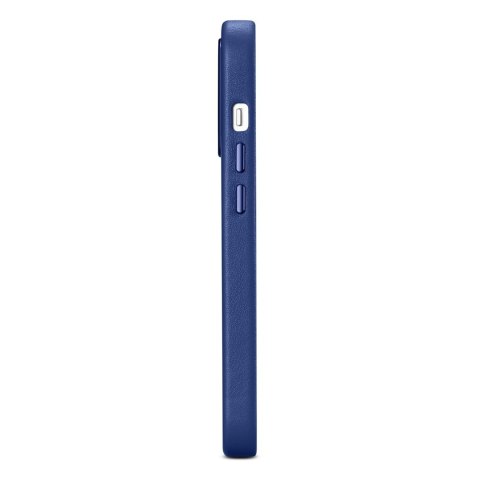 Pokrowiec etui z naturalnej skóry do iPhone 14 Pro MagSafe Case Leather niebieski Pokrowiec etui z naturalnej skóry do iPhone 14 Pro MagSafe Case Leather niebieski