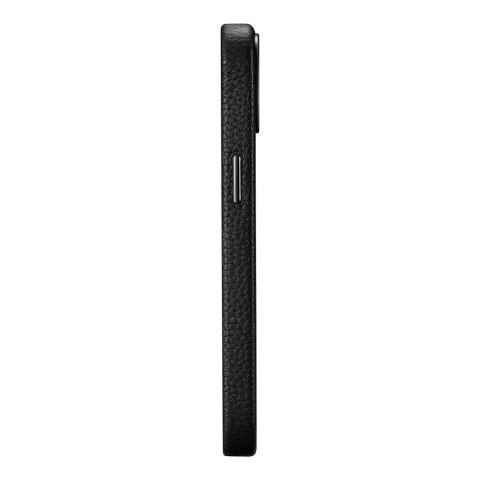 Skórzane etui iPhone 14 Plus magnetyczne z MagSafe Litchi Premium Leather Case czarny Skórzane etui iPhone 14 Plus magnetyczne z MagSafe Litchi Premium Leather Case czarny