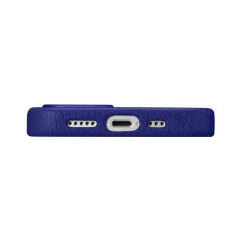 Skórzane etui iPhone 14 Plus magnetyczne z MagSafe Litchi Premium Leather Case granatowy Skórzane etui iPhone 14 Plus magnetyczne z MagSafe Litchi Premium Leather Case granatowy