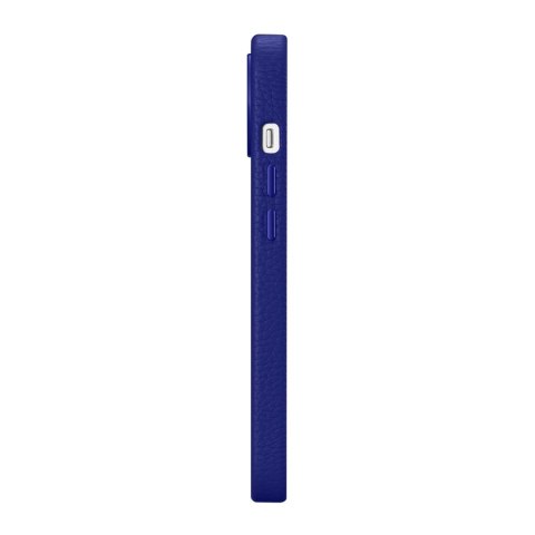 Skórzane etui iPhone 14 Plus magnetyczne z MagSafe Litchi Premium Leather Case granatowy Skórzane etui iPhone 14 Plus magnetyczne z MagSafe Litchi Premium Leather Case granatowy