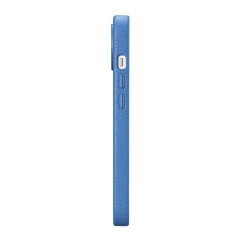 Skórzane etui iPhone 14 Plus magnetyczne z MagSafe Litchi Premium Leather Case niebieski Skórzane etui iPhone 14 Plus magnetyczne z MagSafe Litchi Premium Leather Case niebieski