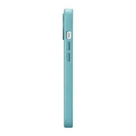 Skórzane etui iPhone 14 Plus magnetyczne z MagSafe Litchi Premium Leather Case zielony Skórzane etui iPhone 14 Plus magnetyczne z MagSafe Litchi Premium Leather Case zielony
