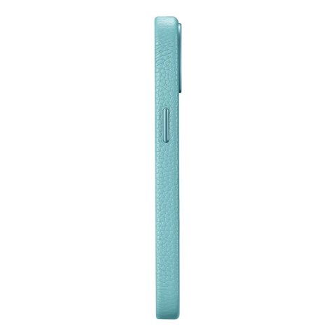 Skórzane etui iPhone 14 Plus magnetyczne z MagSafe Litchi Premium Leather Case zielony Skórzane etui iPhone 14 Plus magnetyczne z MagSafe Litchi Premium Leather Case zielony