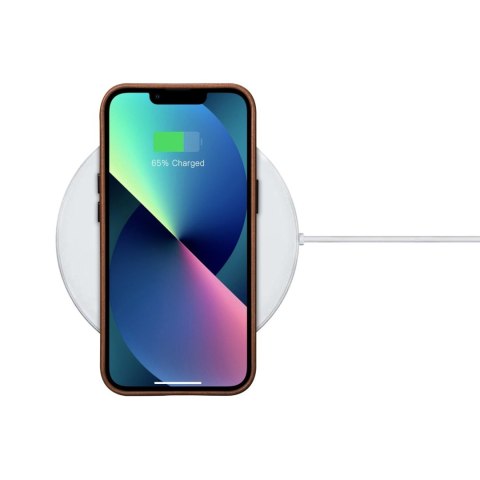 Skórzane etui iPhone 14 Plus magnetyczne z MagSafe Oil Wax Premium Leather Case brąz Skórzane etui iPhone 14 Plus magnetyczne z MagSafe Oil Wax Premium Leather Case brąz