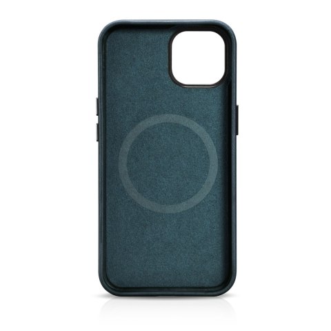 Skórzane etui iPhone 14 Plus magnetyczne z MagSafe Oil Wax Premium Leather Case granatowy Skórzane etui iPhone 14 Plus magnetyczne z MagSafe Oil Wax Premium Leather Case granatowy