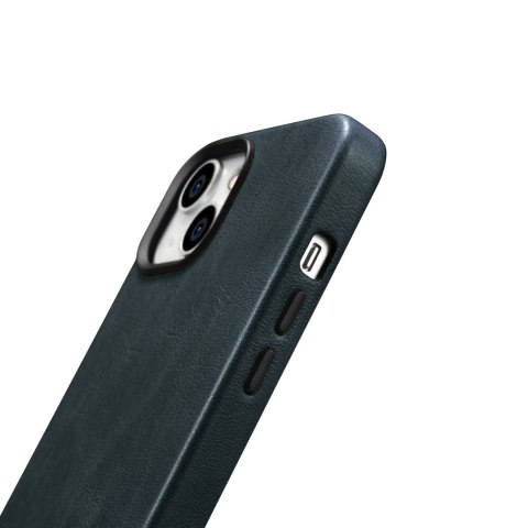 Skórzane etui iPhone 14 Plus magnetyczne z MagSafe Oil Wax Premium Leather Case granatowy Skórzane etui iPhone 14 Plus magnetyczne z MagSafe Oil Wax Premium Leather Case granatowy