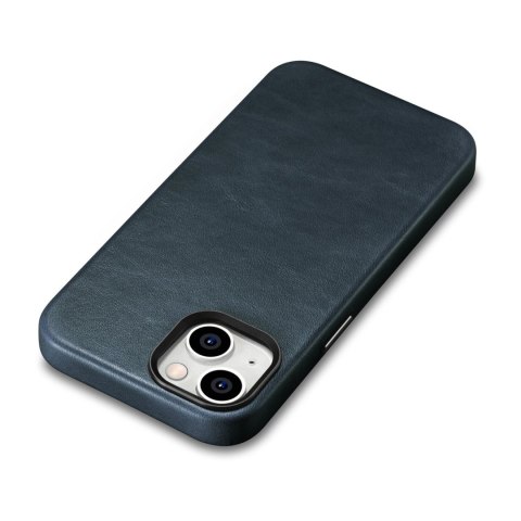 Skórzane etui iPhone 14 Plus magnetyczne z MagSafe Oil Wax Premium Leather Case granatowy Skórzane etui iPhone 14 Plus magnetyczne z MagSafe Oil Wax Premium Leather Case granatowy