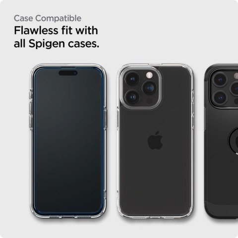Szkło hartowane ALM Glass FC na iPhone 15 Pro czarne - ZESTAW 2 szt. Szkło hartowane ALM Glass FC na iPhone 15 Pro czarne - ZESTAW 2 szt.