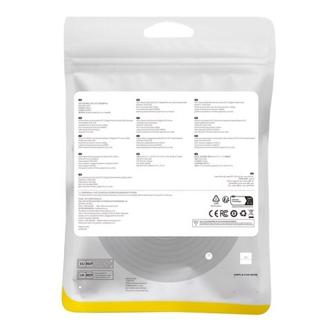 Szybki kabel sieciowy LAN RJ45 cat.7 10Gbps plecionka 10m czarny Szybki kabel sieciowy LAN RJ45 cat.7 10Gbps plecionka 10m czarny