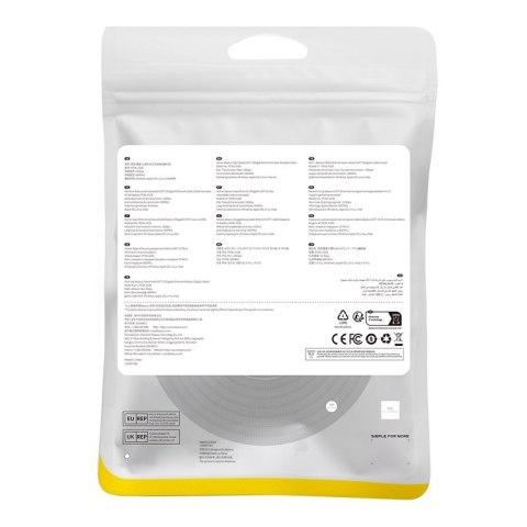 Szybki kabel sieciowy LAN RJ45 cat.7 10Gbps plecionka 8m czarny Szybki kabel sieciowy LAN RJ45 cat.7 10Gbps plecionka 8m czarny