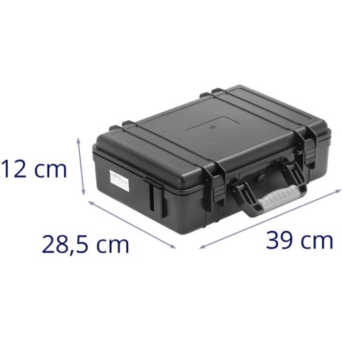 Walizka transportowa skrzynka ochronna z gąbką wodoodporna 39 x 29.3 x 12.2 cm 9 l Walizka transportowa skrzynka ochronna z gąbką wodoodporna 39 x 29.3 x 12.2 cm 9 l