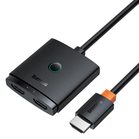 2w1 Adapter rozdzielacz HDMI 4K 60Hz dwukierunkowy AirJoy 1m czarny 2w1 Adapter rozdzielacz HDMI 4K 60Hz dwukierunkowy AirJoy 1m czarny