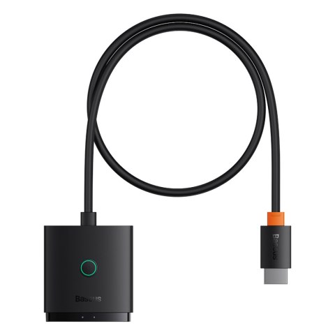 2w1 Adapter rozdzielacz HDMI 4K 60Hz dwukierunkowy AirJoy 1m czarny 2w1 Adapter rozdzielacz HDMI 4K 60Hz dwukierunkowy AirJoy 1m czarny