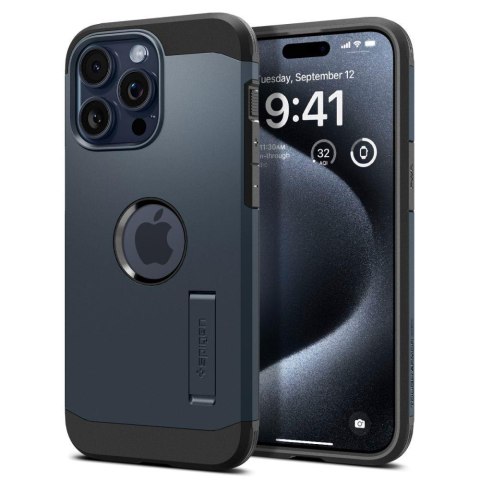 Etui Tough Armor MagSafe na iPhone 15 Pro czarny metal Etui Tough Armor MagSafe na iPhone 15 Pro czarny metal