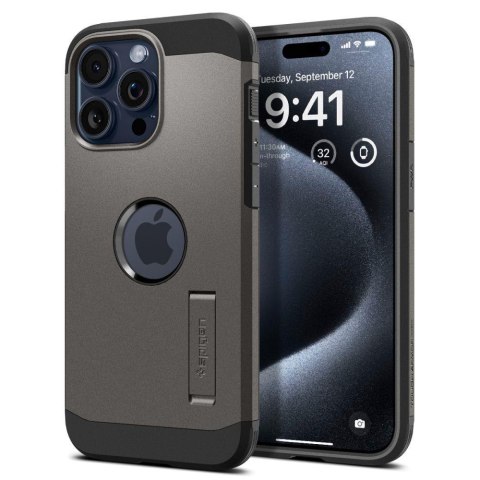 Etui Tough Armor MagSafe na iPhone 15 Pro metaliczny szary Etui Tough Armor MagSafe na iPhone 15 Pro metaliczny szary