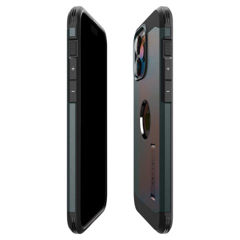 Etui Tough Armor MagSafe z podstawką na iPhone 15 Pro zielone Etui Tough Armor MagSafe z podstawką na iPhone 15 Pro zielone